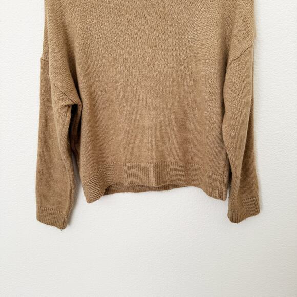 [Anthropologie] Brown Oh Deer Crew Neck Reindeer Sweater Holiday XSP XS Petite - Picture 7 of 11